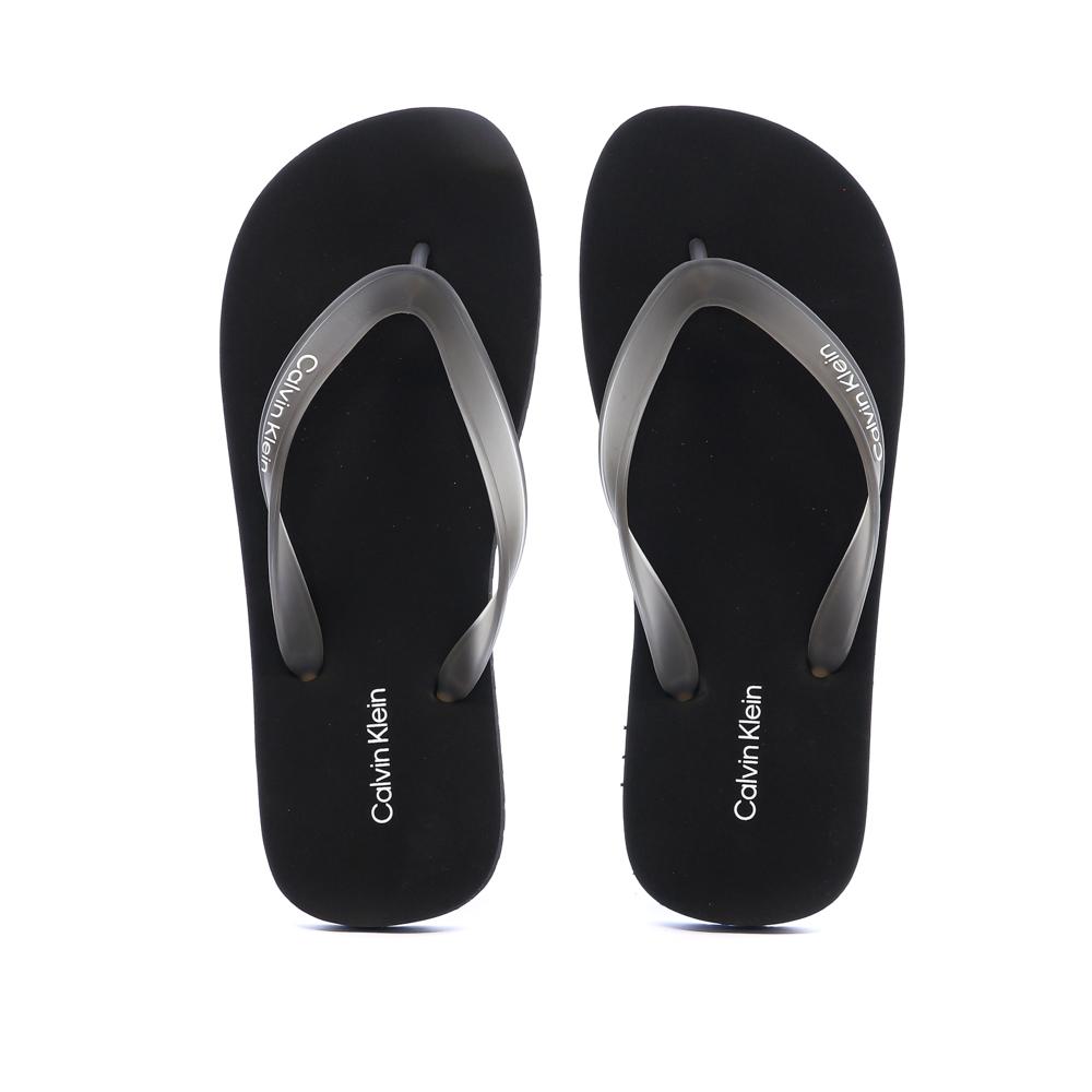 Tongs Noires Homme Calvin Klein Jeans Beach Thong vue 3