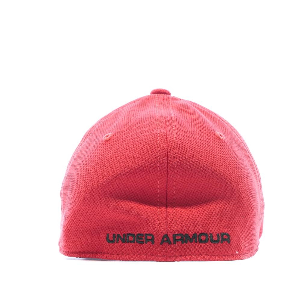 Casquette Rouge Garçon Under Armour Blitzing 3.0 Cap vue 3