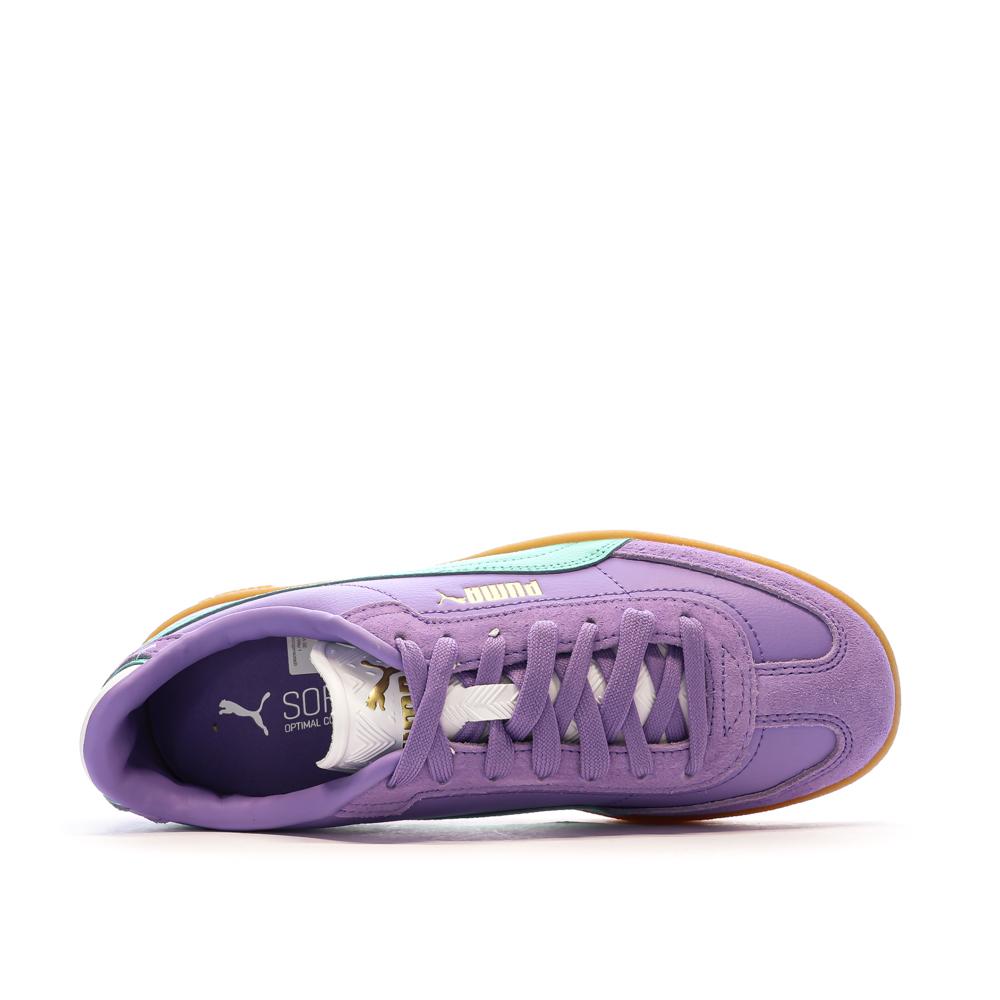 Baskets Violettes Femme Puma Club Ii Era vue 4