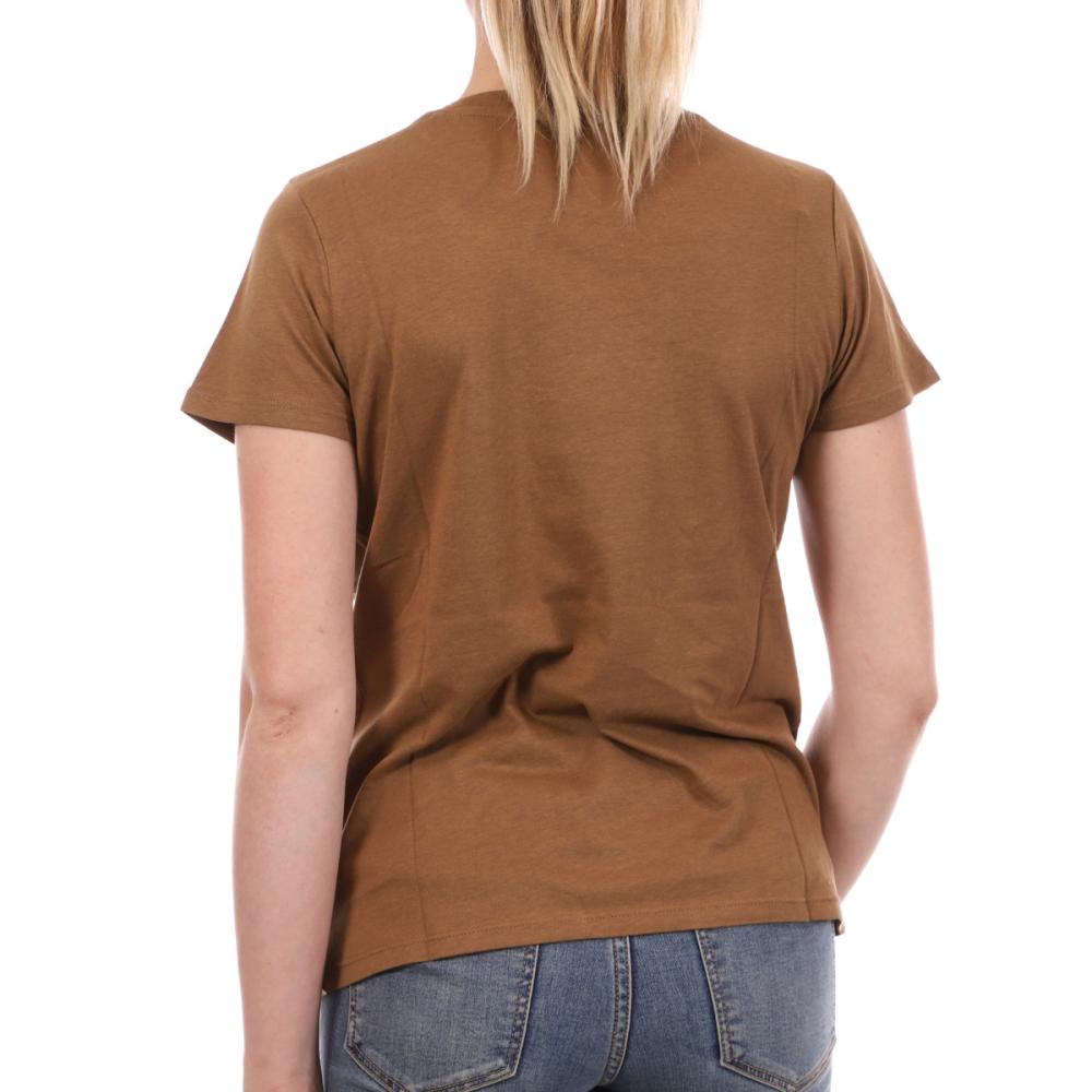 T-shirt Marron Femme Teddy Smith Ticia 2 vue 2