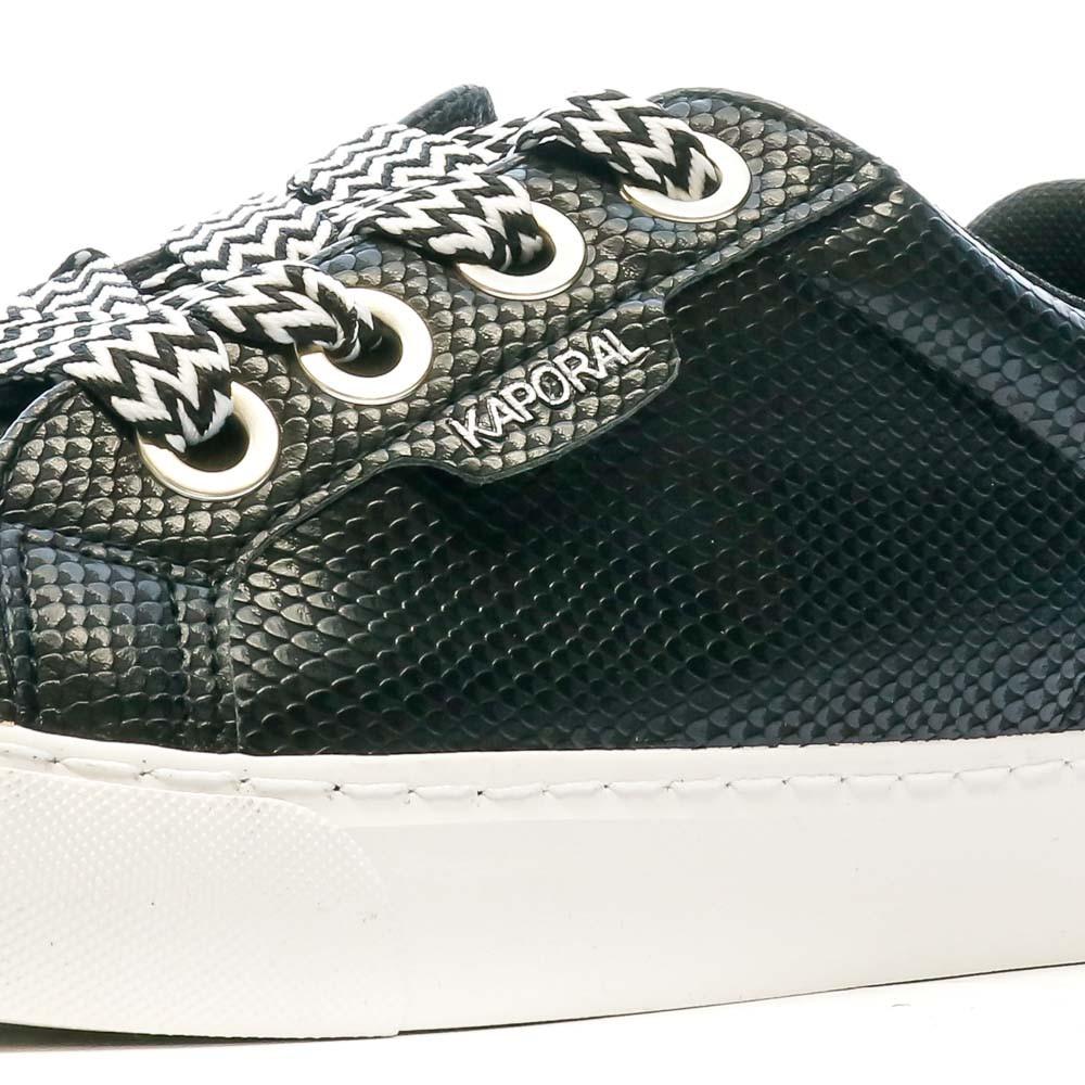 Baskets Noir Femme Kaporal Sandra vue 7