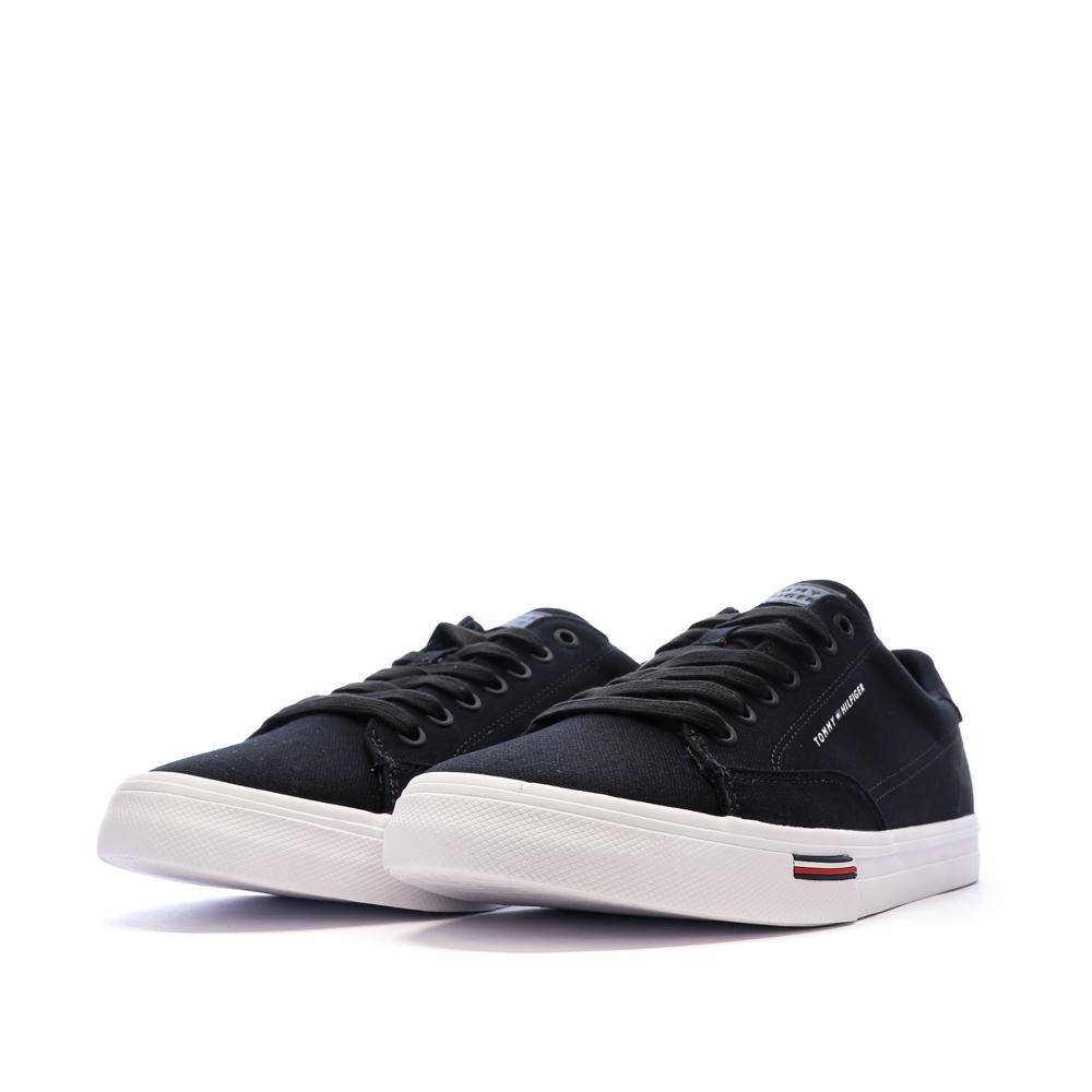 Zapatillas deportivas negras para hombre Tommy Hilfiger Vulc Core Rwb ver 6