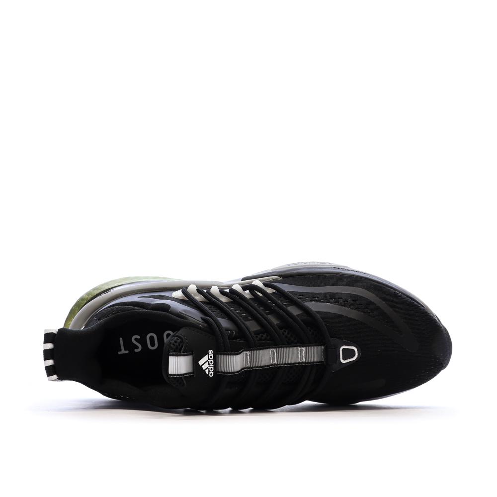 Baskets Noires/Grises Homme Adidas Alphaboost vue 4