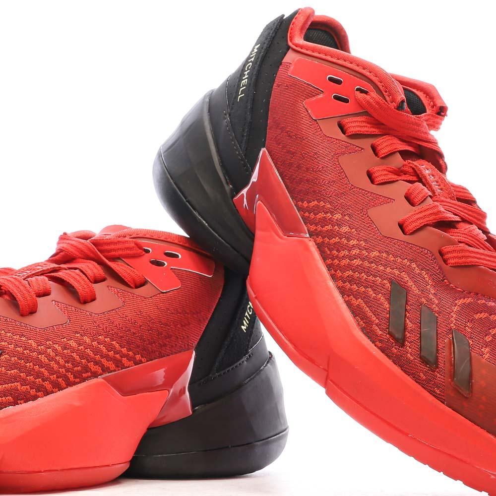 Chaussures de Basketball Rouges Junior Adidas D.o.n. Issue 4 vue 7