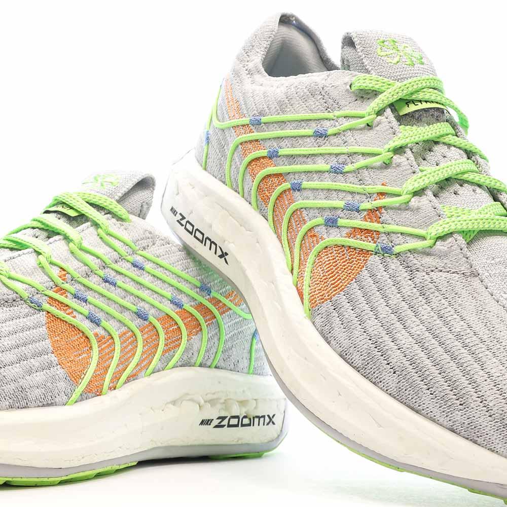 Chaussures de Running Gris/Jaune Femme Nike Pegasus Turbo Next Nature vue 7