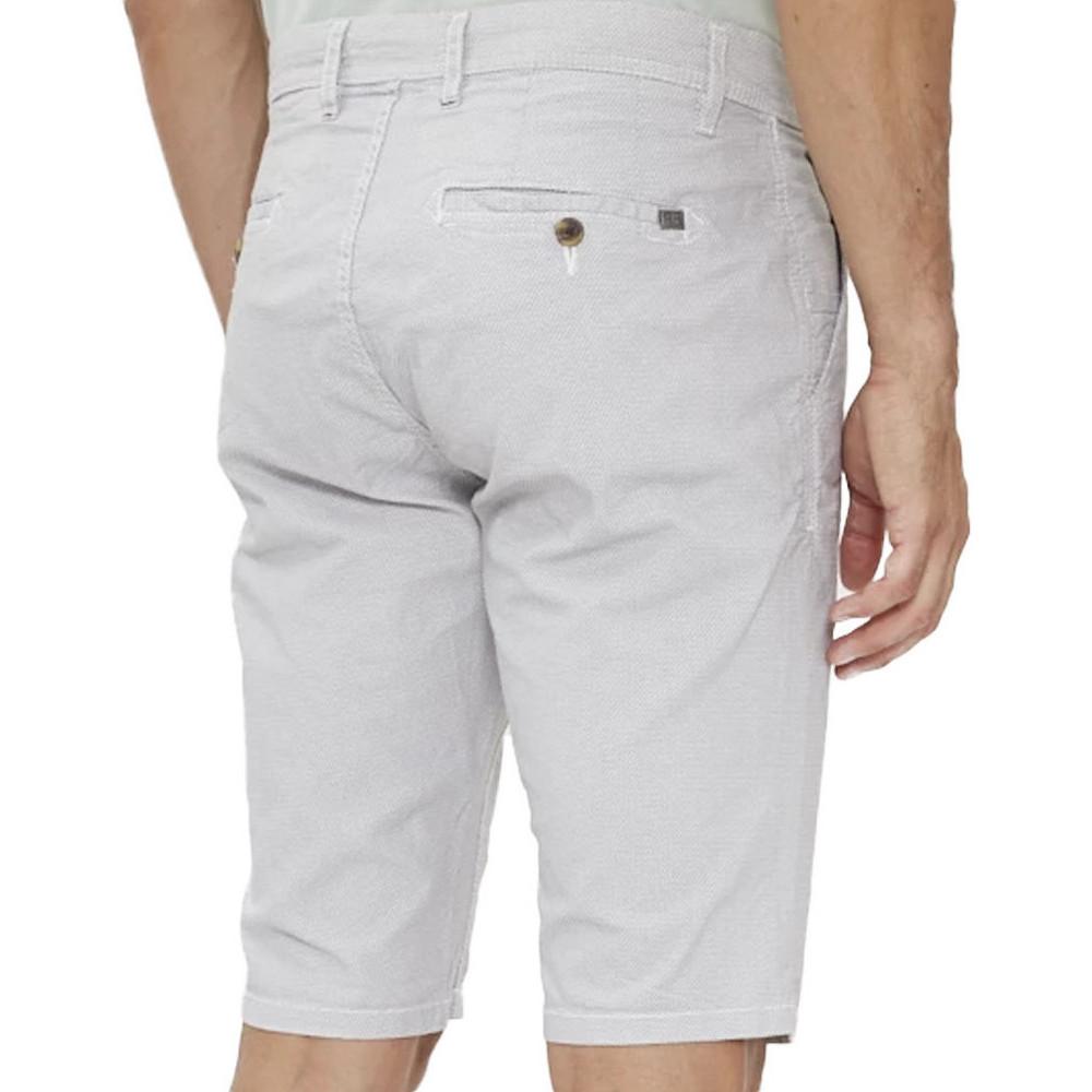 Bermuda Blanc Homme Paname Brothers Chino vue 2