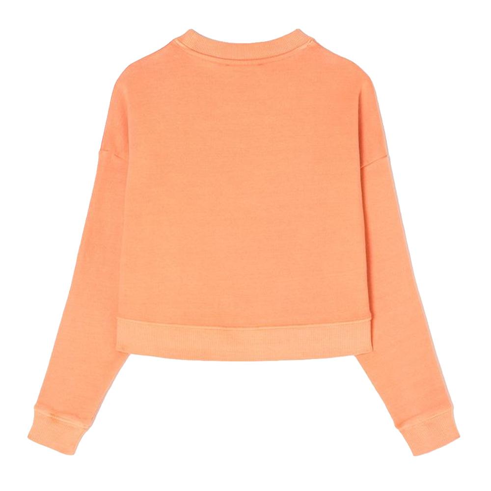 Sweat Orange Fille Le Temps Des Cerises Stephagie vue 2