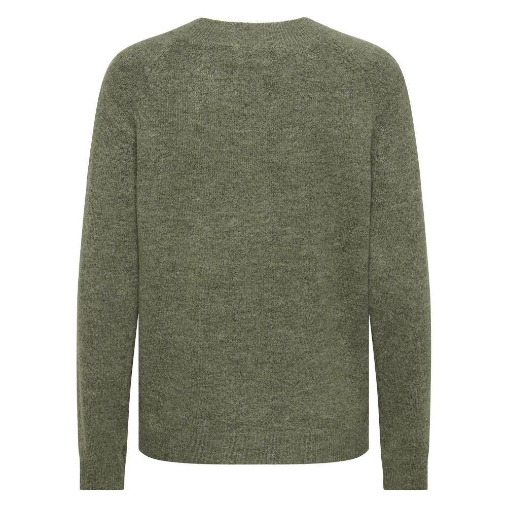 Pull Kaki Femme JDY Lanora vue 2