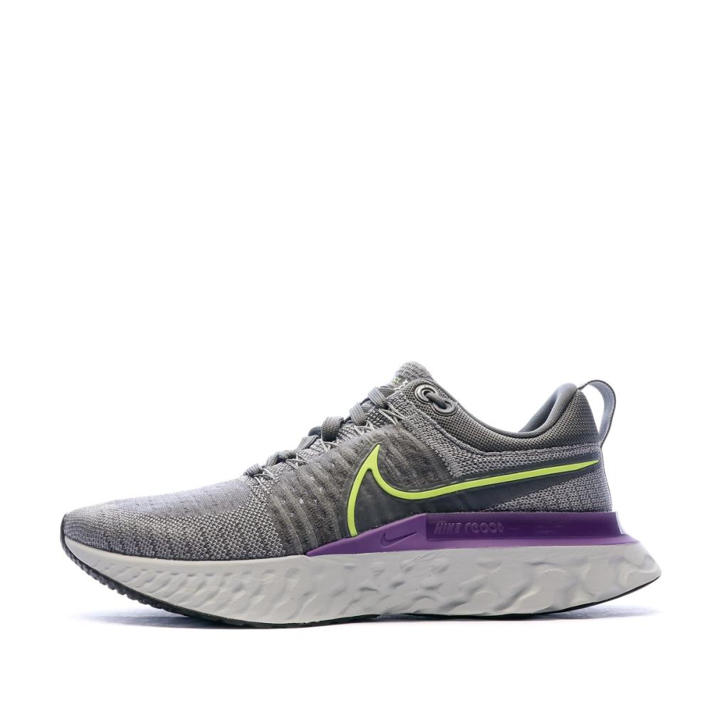 Chaussures de running Grises Homme Nike React Infinity Run pas cher