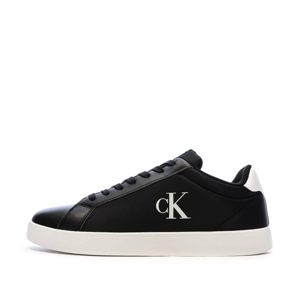 Baskets Noires Homme Calvin Klein Jeans 3 Cupsole pas cher