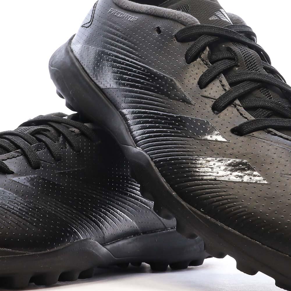 Chaussures de Football Noires Garçon Adidas Predator League vue 7