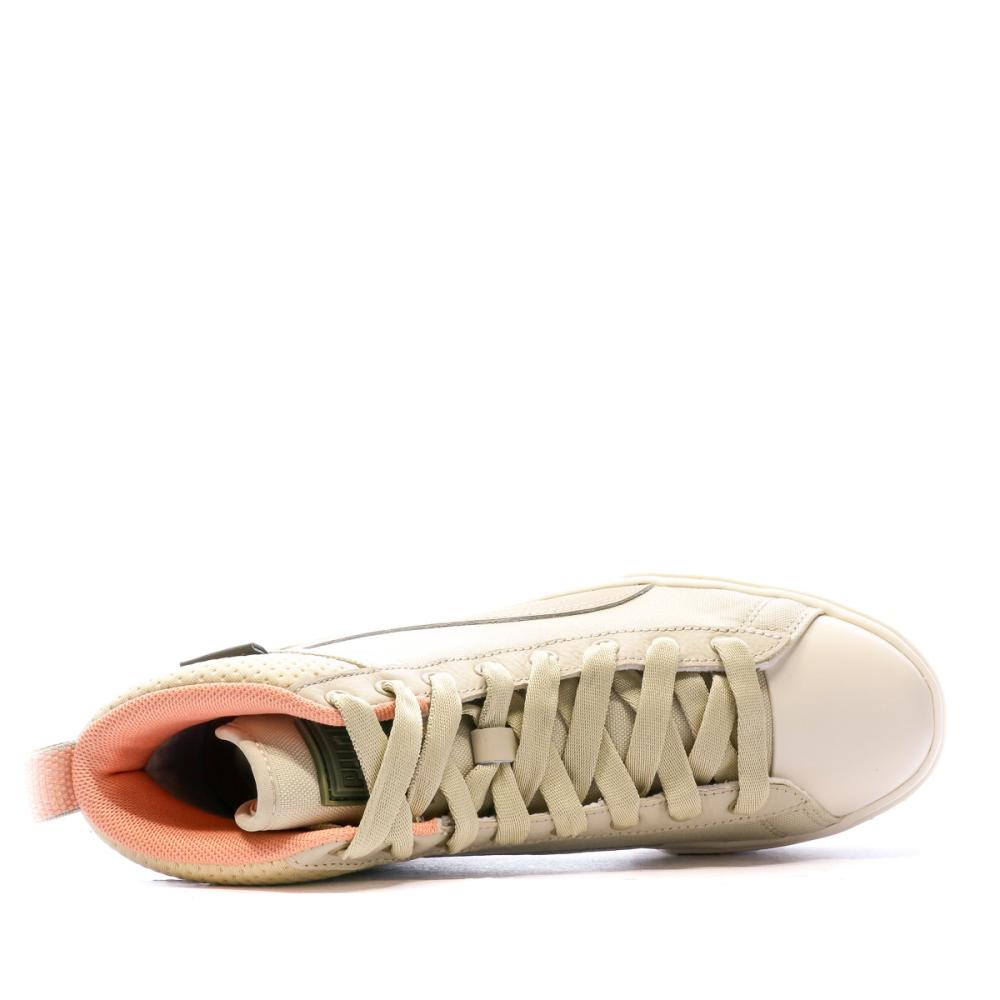 Baskets Beige Femme Puma Mayze Mid Safari vue 4