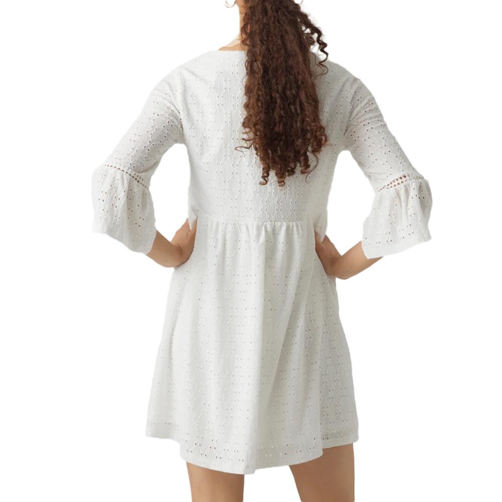 Robe Blanche Femme Vero Moda Marcy vue 2