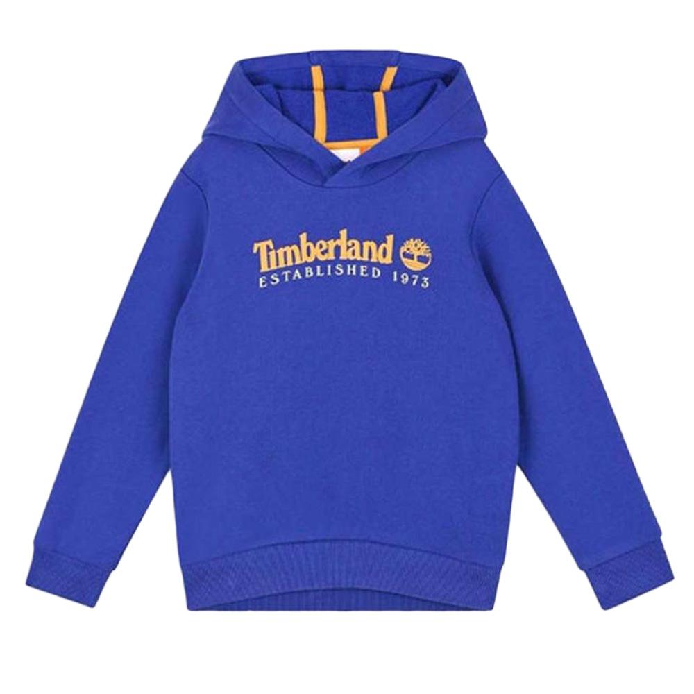 Sweat Marine/Jaune Garçon Timberland T25U56 pas cher