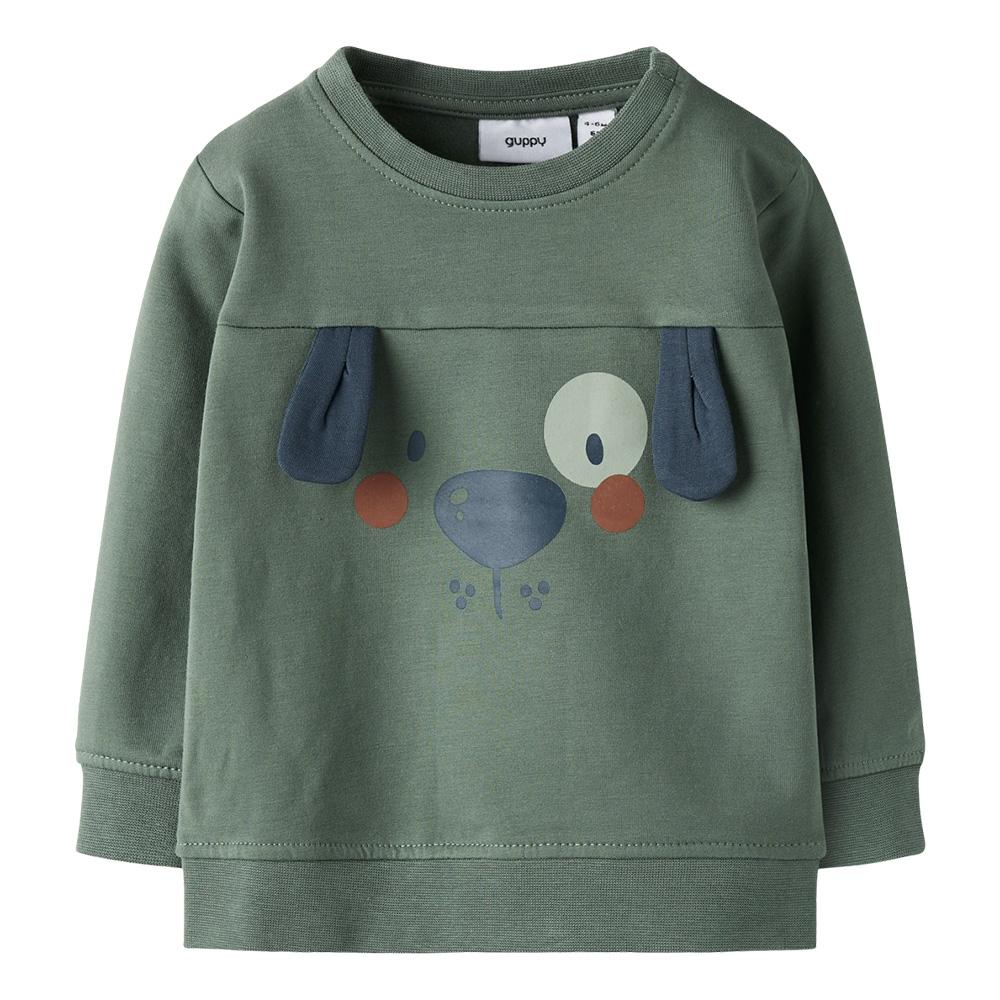 Sweat Vert Garçon Name It Motto pas cher