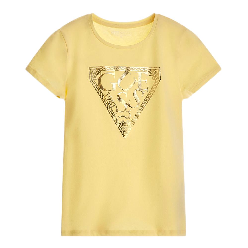 T-shirt Jaune Fille Guess J3GI09 pas cher