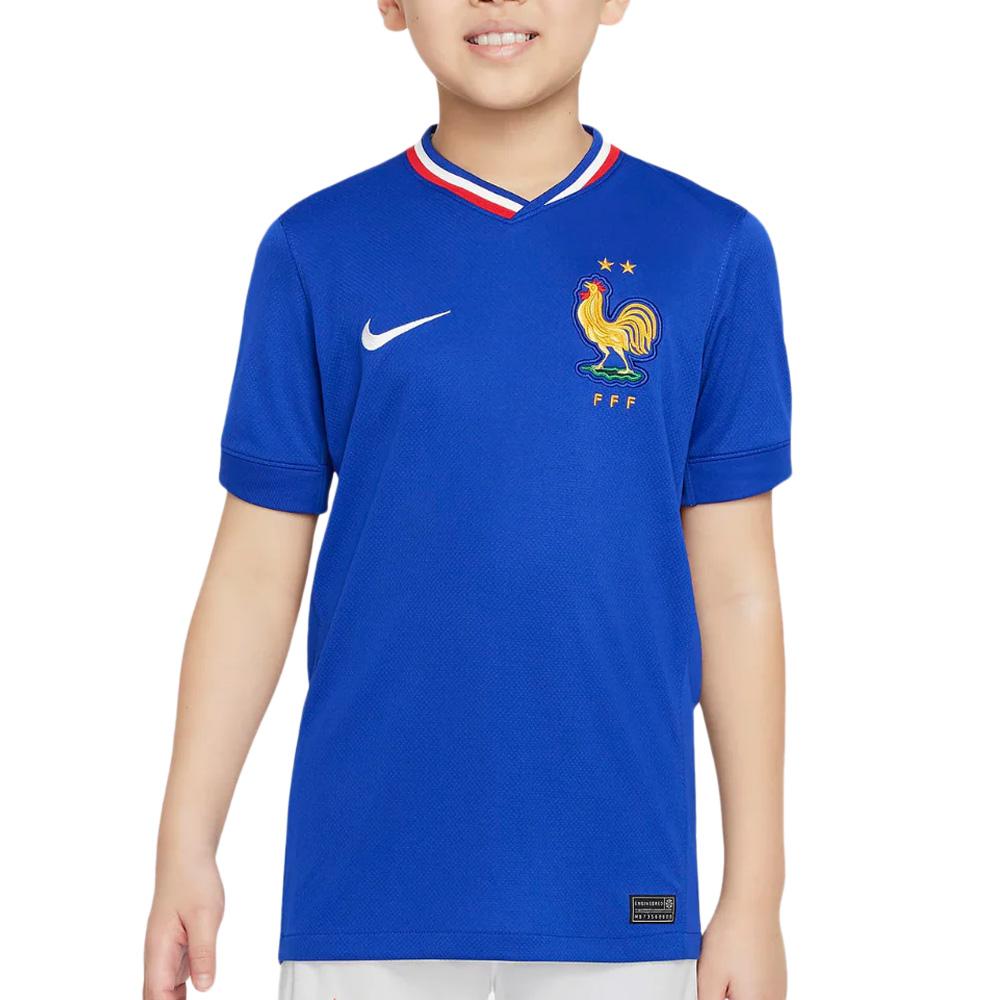 Equipe de France Maillot Réplica Domicile Junior Nike 2024 pas cher