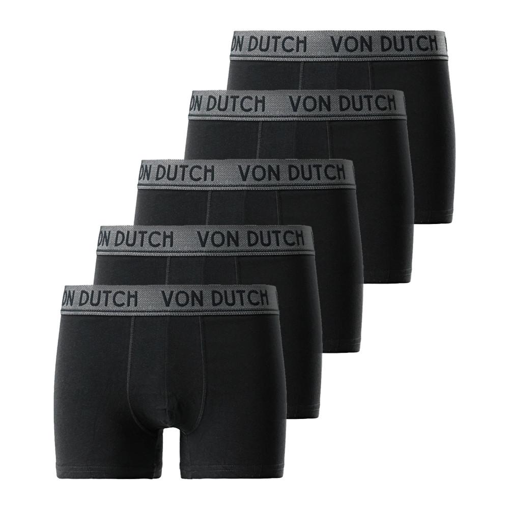 Pack 5 boxers noir homme Von Dutch original pas cher