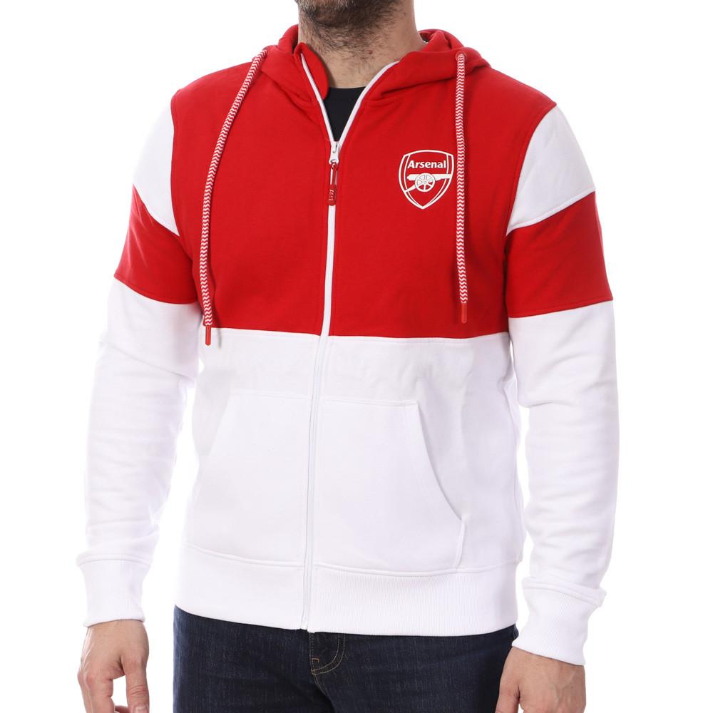 Veste Blanche/Rouge Homme Arsenal pas cher