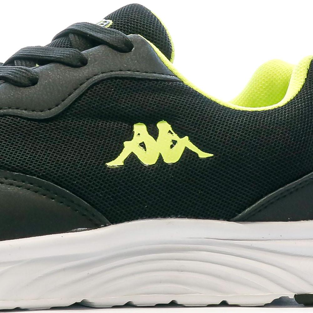 Baskets Noir/Verte Garçon Kappa Delvis Lace vue 7