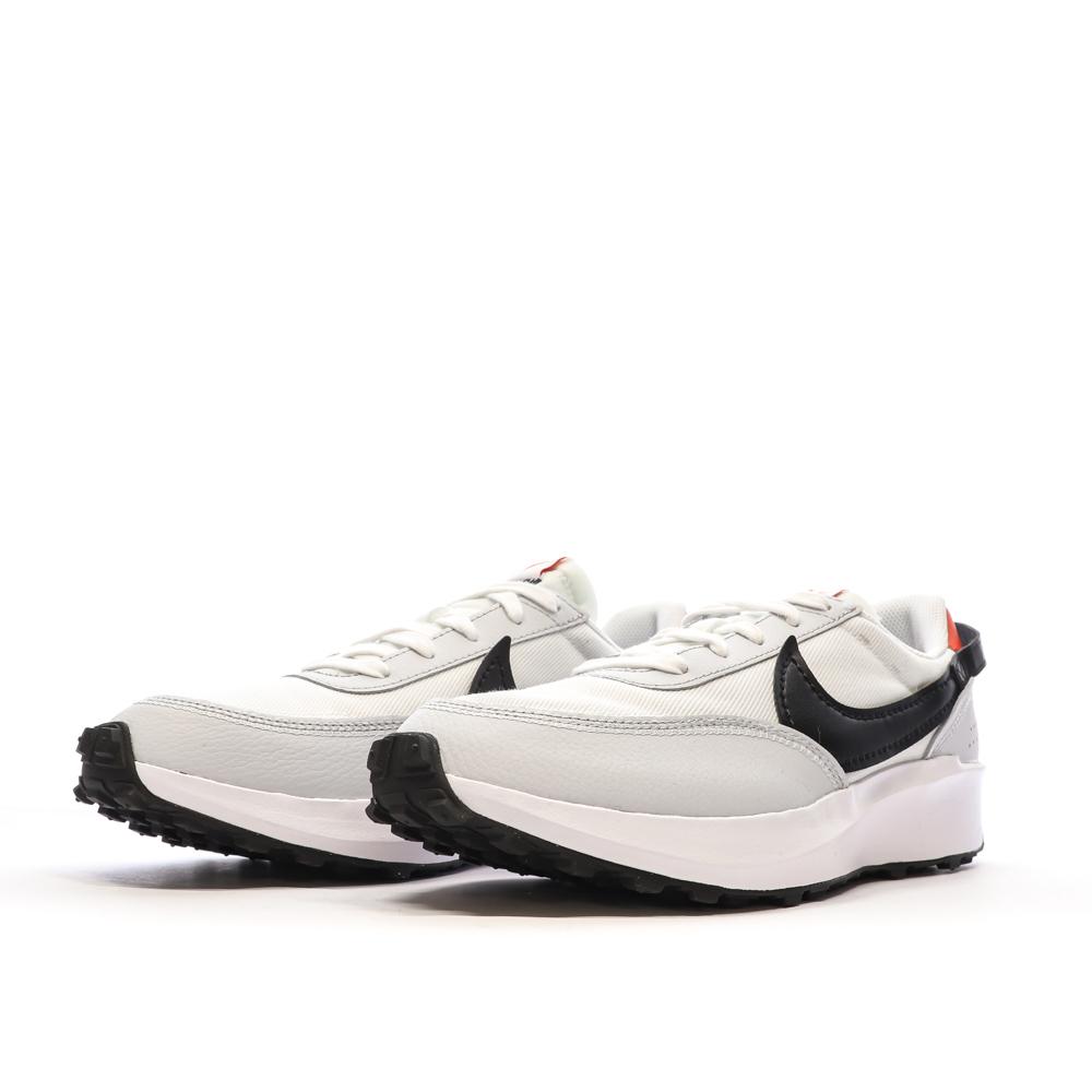 Baskets Blanche/Noire Homme Nike Waffle One vue 6