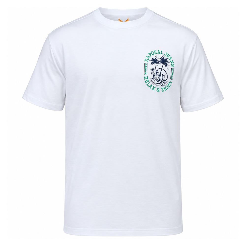T-Shirt Blanc Homme Kaporal Till pas cher