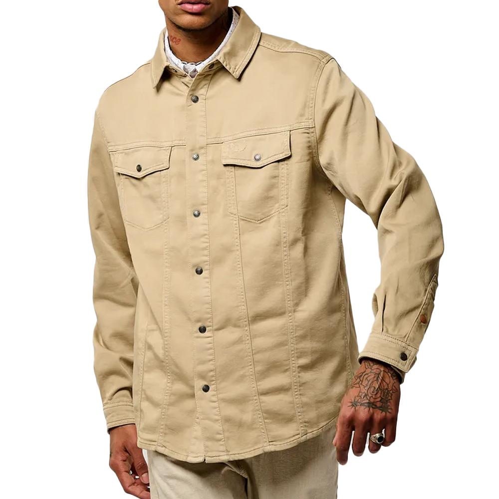 Chemise Beige Homme Kaporal TIZIO pas cher