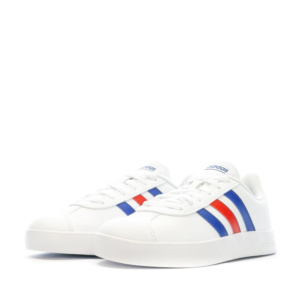 Baskets Blanches Garcon Adidas Vl Court 2.0 K Espace des marques