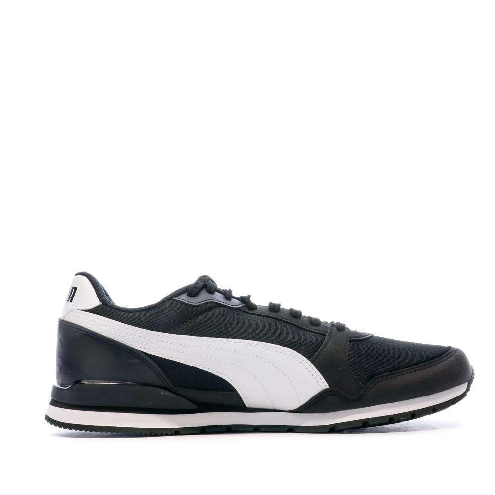 Baskets Noir/Blanc Homme Puma V3 Mesh Castlerock vue 2