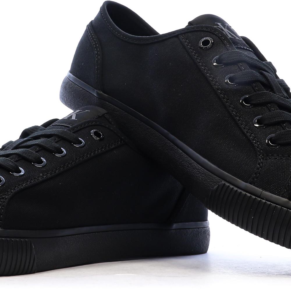 Baskets Noires Homme Calvin Klein Jeans Ess Vulc Low vue 7