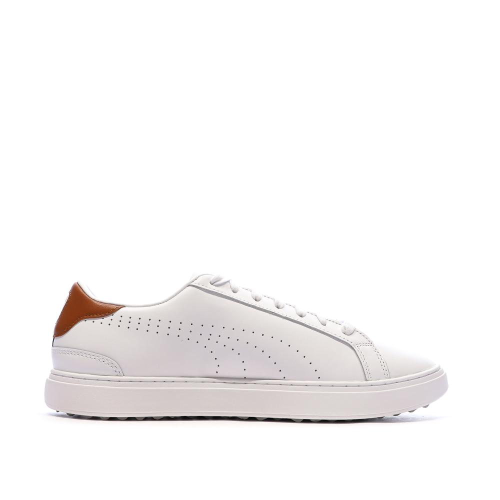 Zapatillas de golf Puma Hypnotic Blanco/Camel, Hombre ver 2