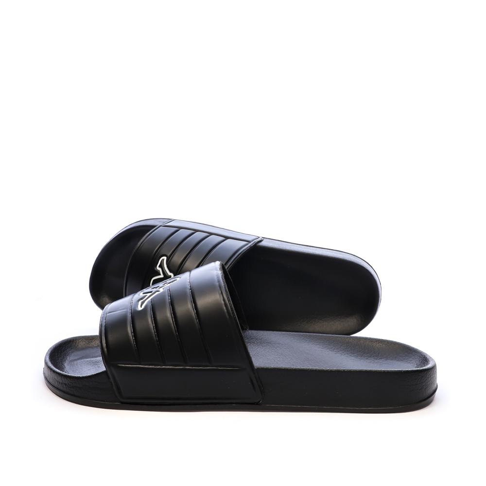 Claquettes Noires Homme Kappa Sarty pas cher