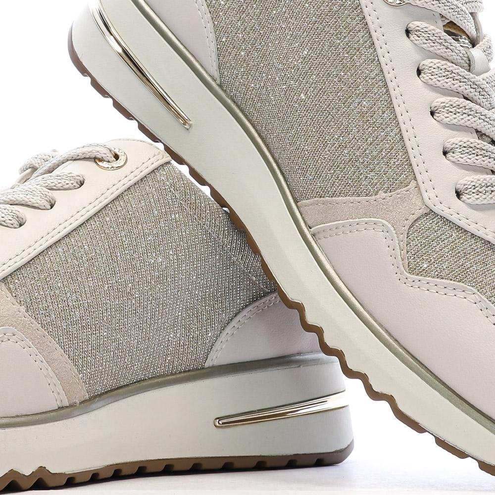 Baskets Gris Perle Femme Marco Tozzi Cream vue 7