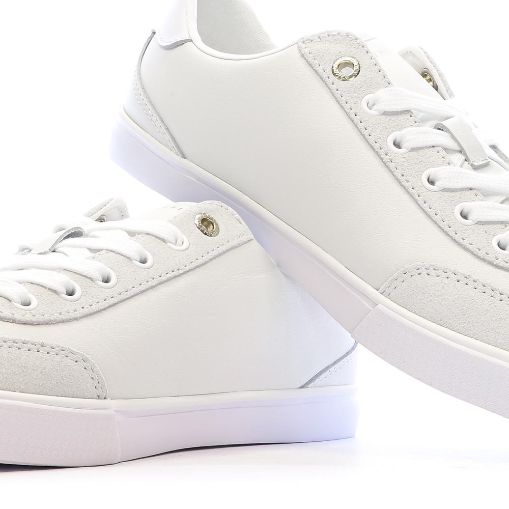 Baskets Ecru Femme Tommy Hilfiger Th Chic vue 7