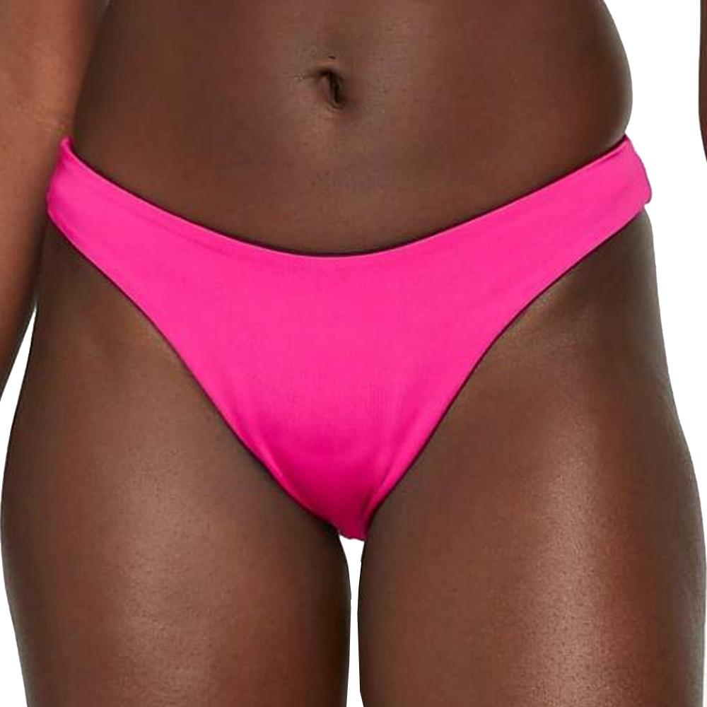 Bas de maillot de bain Noir/Rose Femme Nike Reversible pas cher