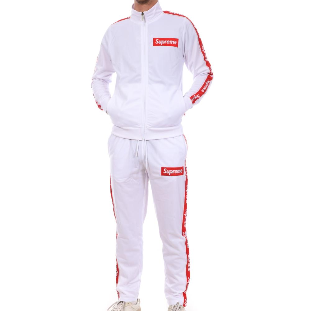 Supreme Grip Costa Men's White Track Suit affordable