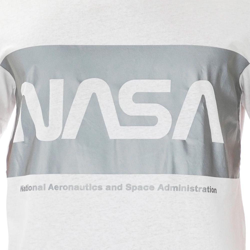 T-shirt Blanc Homme Nasa 22T vue 3