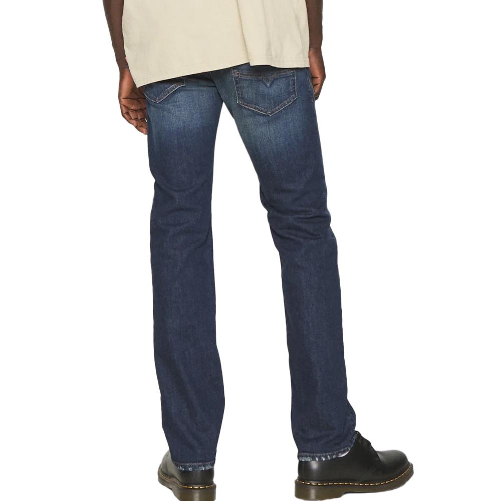Jean Straight Bleu Foncé Homme Diesel Safado vue 2