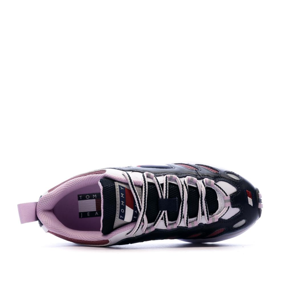 Baskets Marine/Rose Femme Tommy Jeans Heritage vue 4
