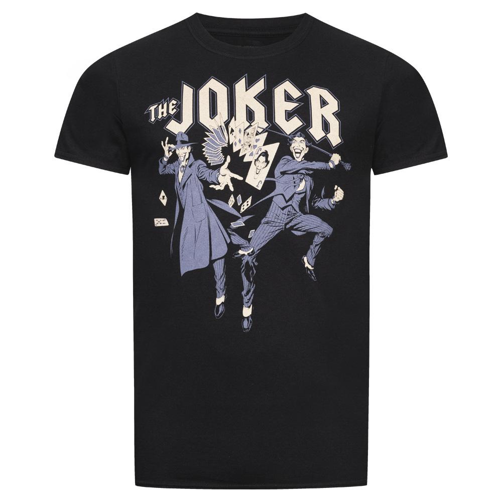 T-Shirt Noir Mixte Comics Joker Men pas cher
