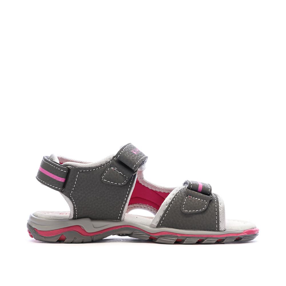 Sandales Grises/Rouges Garçon Kimberfeel Missi vue 2