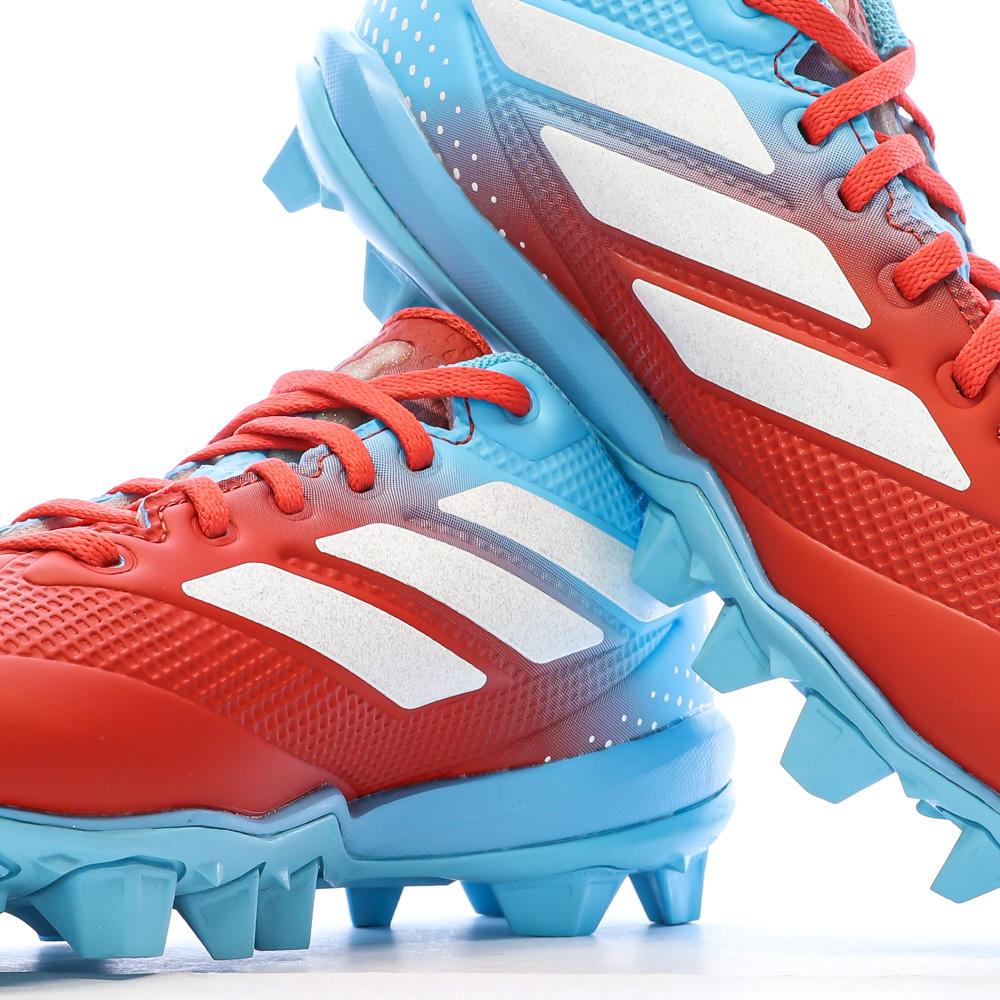Stollenschuhe Rot/Blau Adizero Impact Md K 2.0 Candy Ansicht 7