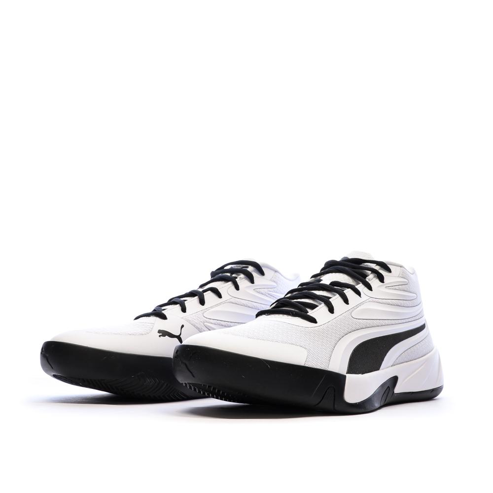 Chaussures de Baskets Grises/Blanches Homme Puma Court Pro vue 6