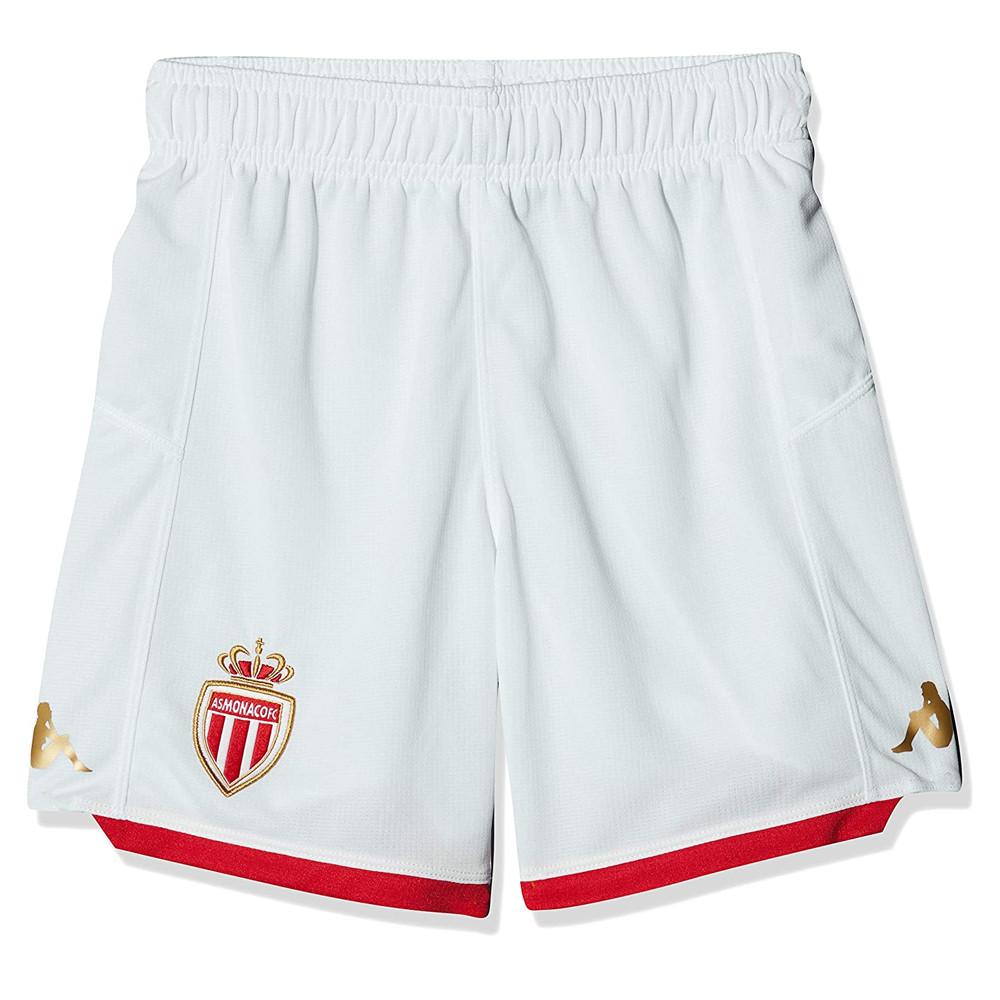 AS Monaco Short blanc Homme Kappa Domicile 2019/20 pas cher