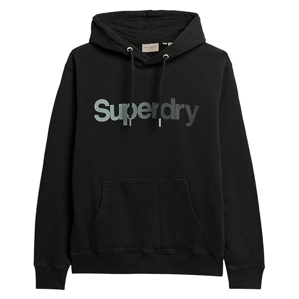 Sweat à Capuche Noir Femme Superdry Tonal Core pas cher