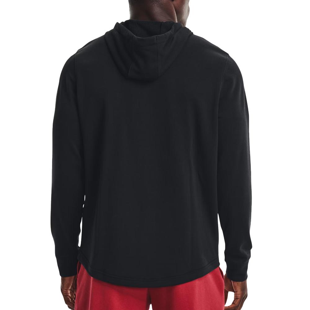 Sweat Noir Homme Under Armour Terry vue 2