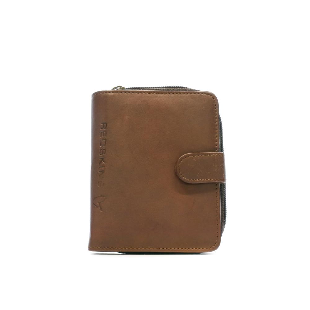 Portefeuille Marron Homme Redskins MADISON pas cher