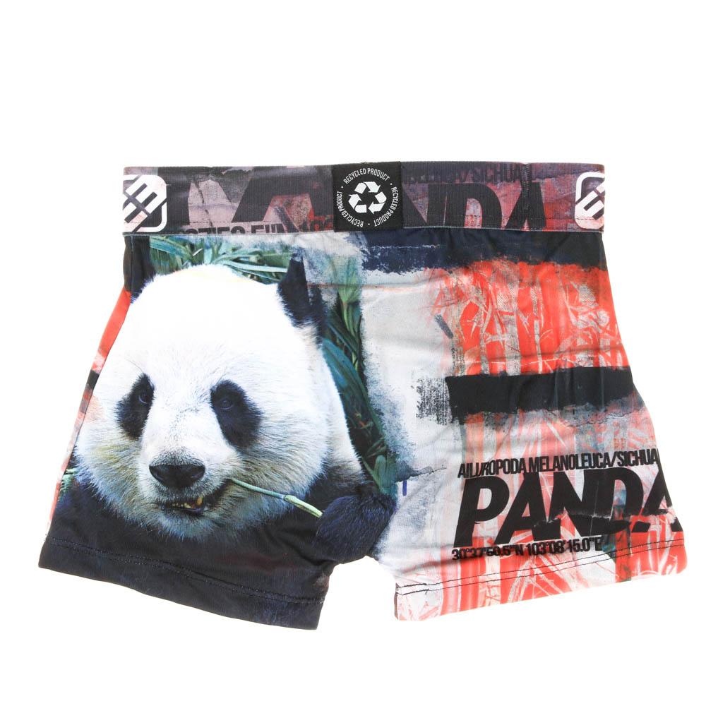 Boxer Noir/Rouge Garçon Freegun Panda vue 2