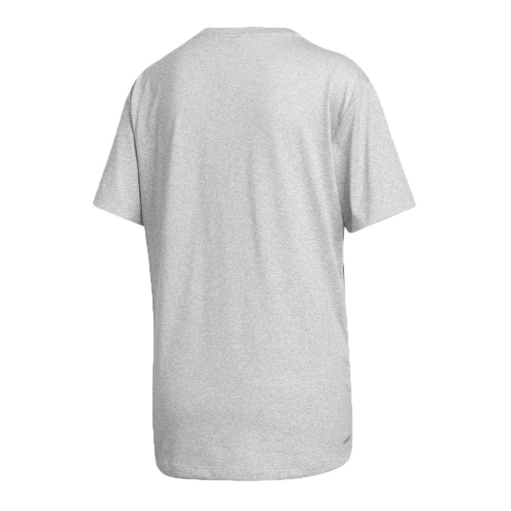 Maillot de sport Gris Femme Adidas 3 Stripe vue 2