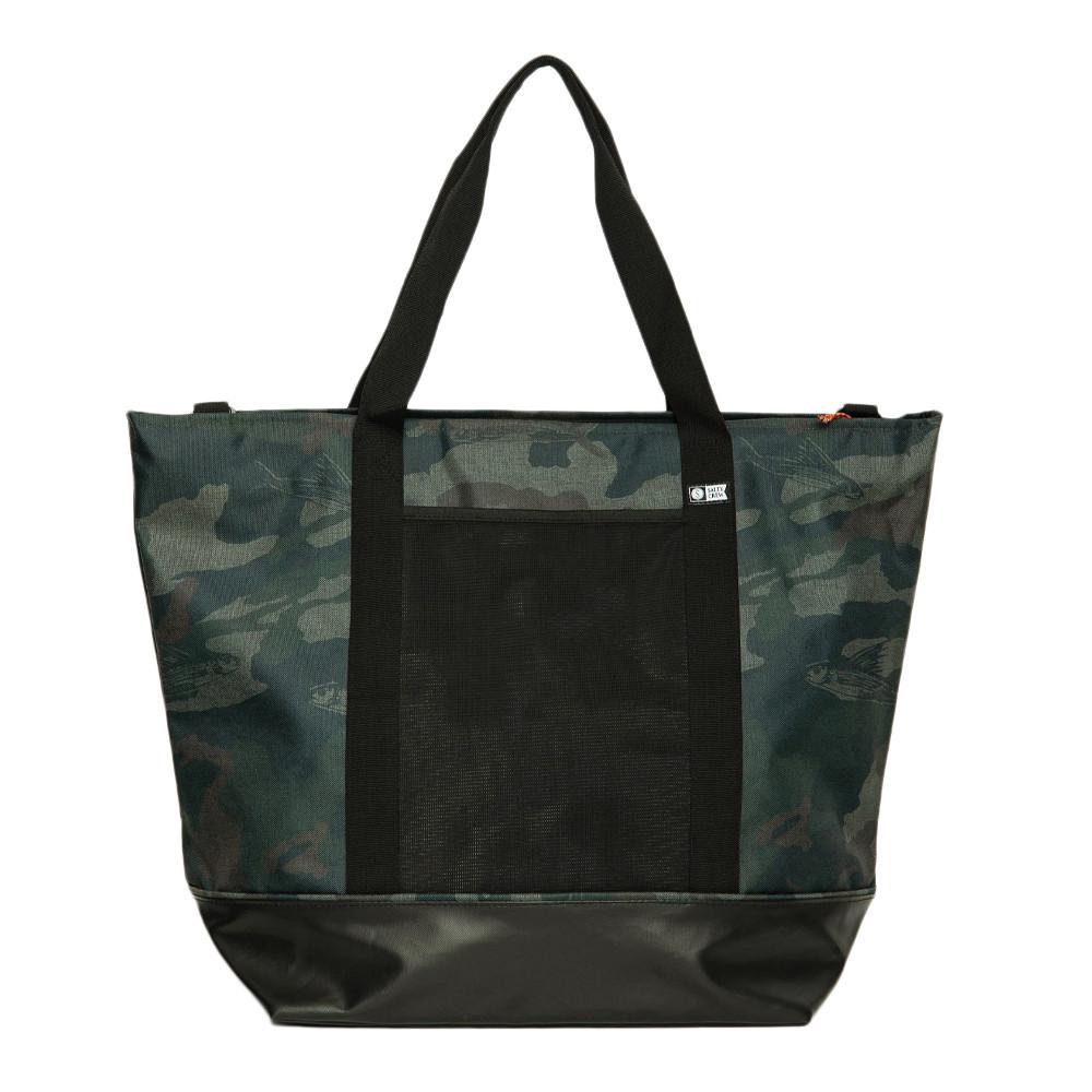Sac Cabas Kaki/Noir Homme Salty Crew 2 Tote vue 2